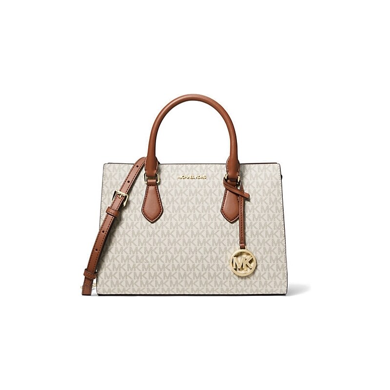 Michael Kors kabelka Sheila medium logo vanilla