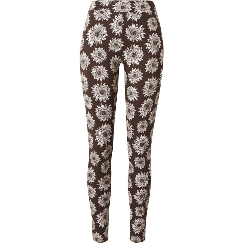 Urban Classics Legíny tmavě hnědá / bílá 105463258