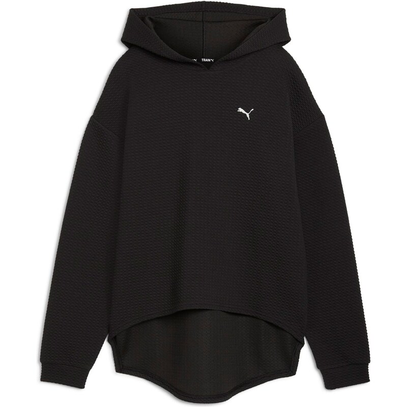 PUMA Mikina Q4 Studio černá / bílá