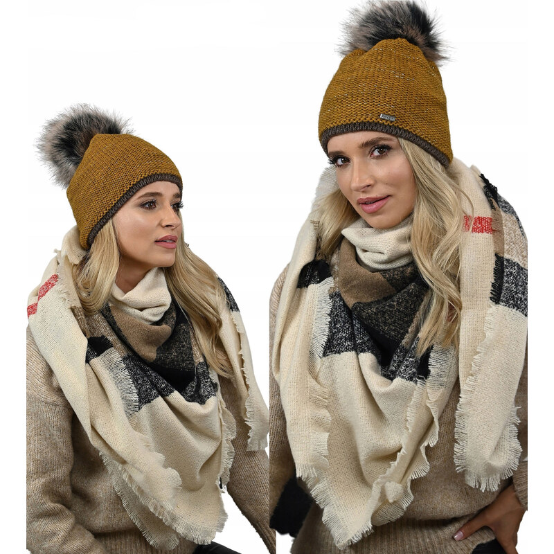 Fashionweek Velký Elegantní bavlněný teplý sal ZIZI-CH400 112478451