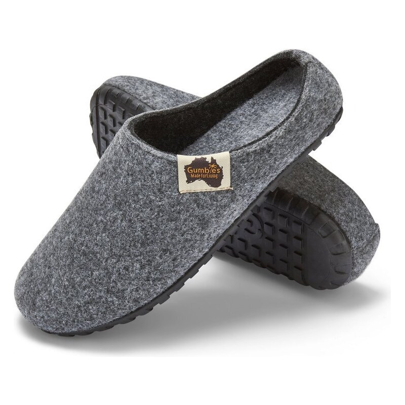 Gumbies Bačkory Outback Grey & Charcoal