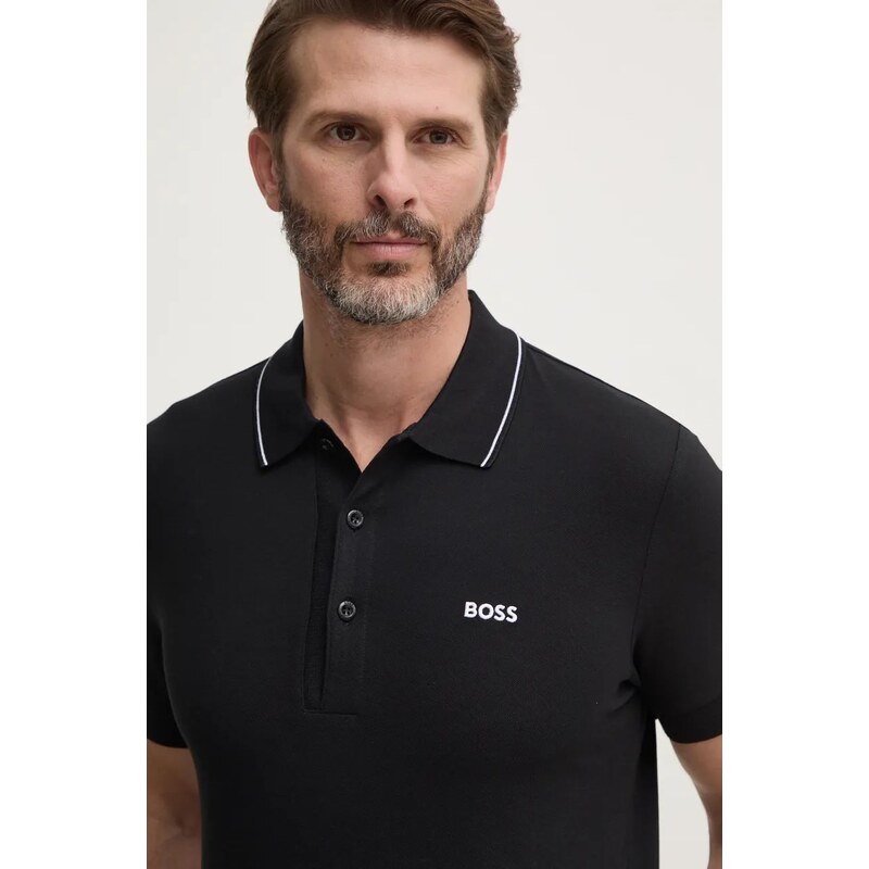Bavlněné polo tričko Boss Green Paule 4