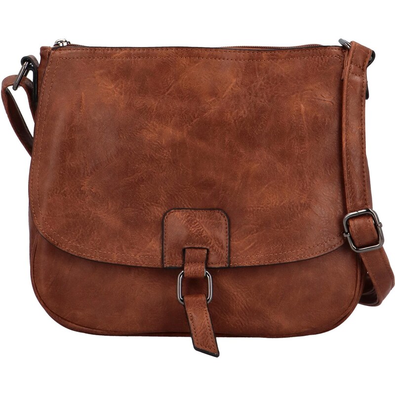Dámská crossbody kabelka coffee - Firenze Gerssona coffee