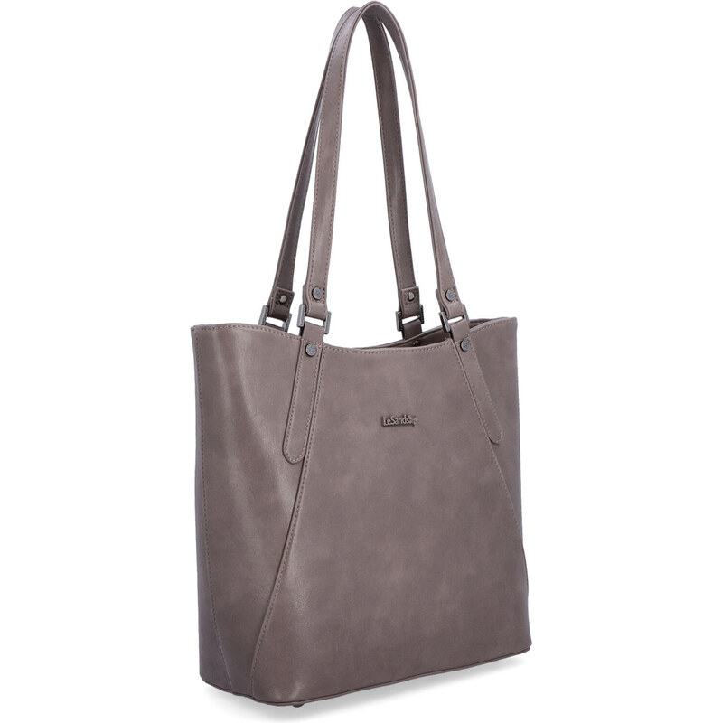 Kabelka ze syntetické kůže přes rameno Le Sands taupe 7703 T 99693090