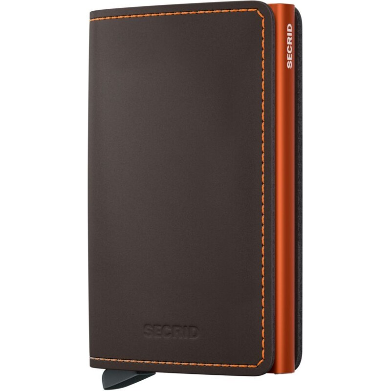 Kožené pouzdro na karty SECRID Slimwallet Matte Truffle hnědá s