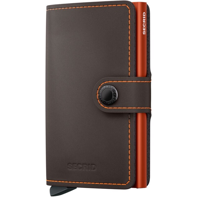 Kožené pouzdro na karty SECRID Miniwallet Matte Truffle hnědé s