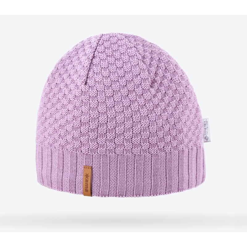 KAMA Pletená Merino čepice AW63 114 Růžová