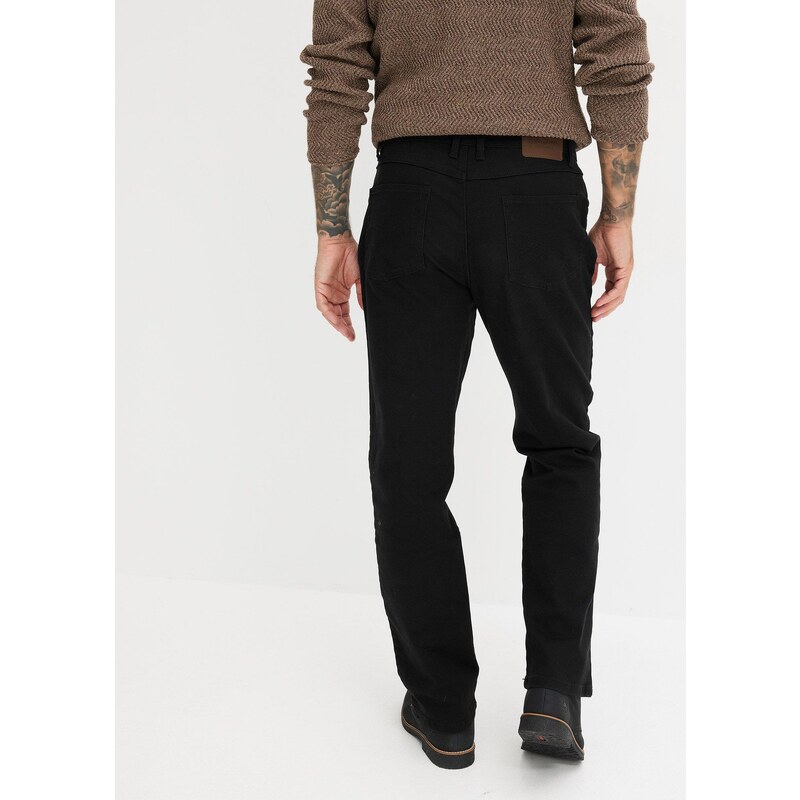 bonprix Strečové džíny Classic Fit, Straight Černá
