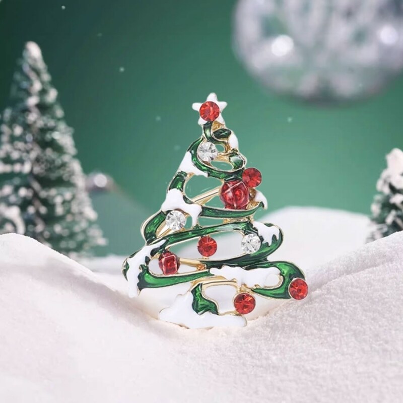 Éternelle Vánoční brož Christmas Tree 14 - vánoční stromeček 99757788