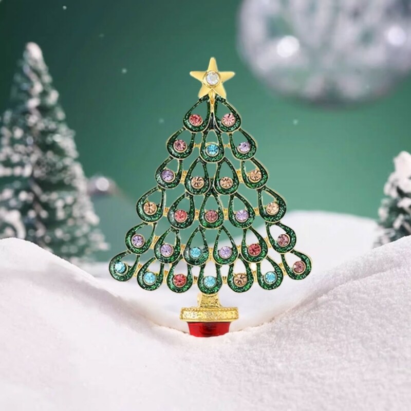 Éternelle Vánoční brož Christmas Tree 15 - vánoční stromeček 99757789