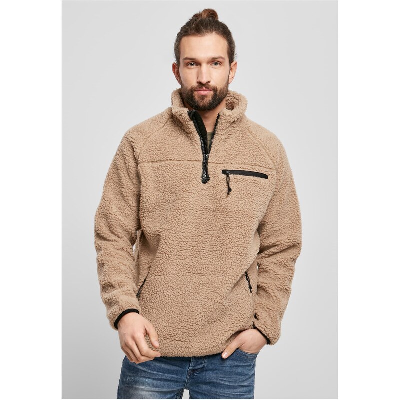Pánská mMikina Brandit Teddyfleece Troyer