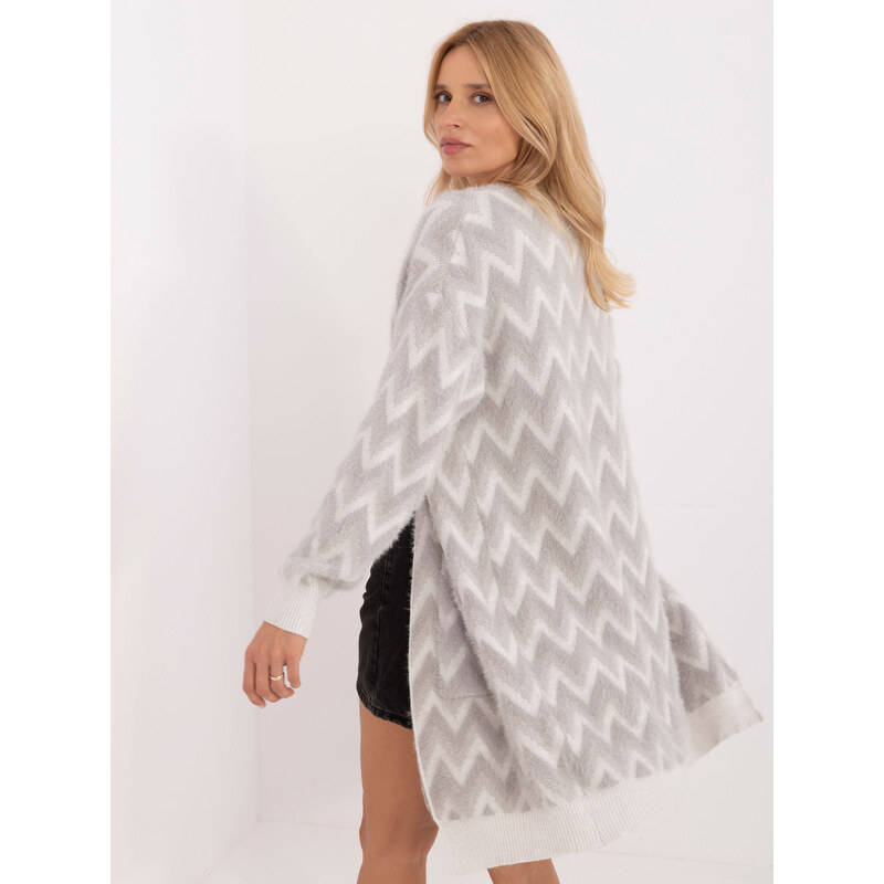 Wool Fashion Italia Cardigan-AT-SW-2340-A.00-Grey