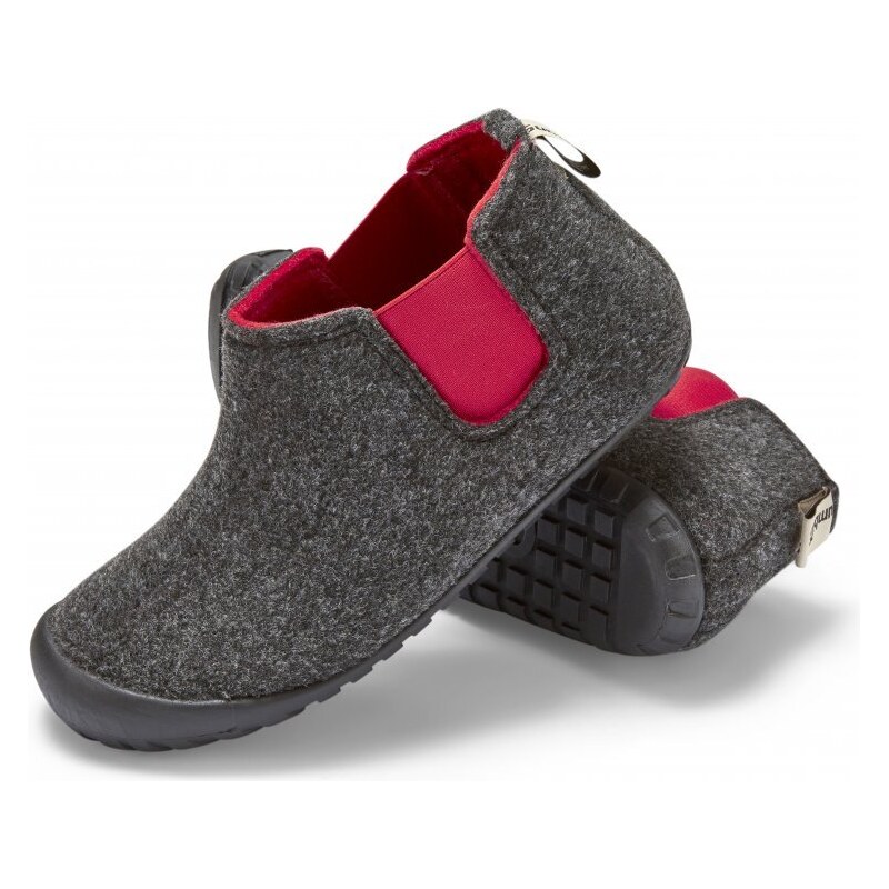 Gumbies Boty Brumby Charcoal & Red