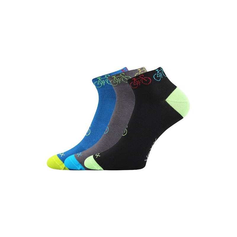 3PACK kotníkové ponožky VoXX - Rex 13, mix B