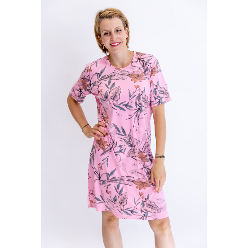 Benter Dámská noční košile FIBIE [46770] Barva: Růžová, Velikost: M 99329074