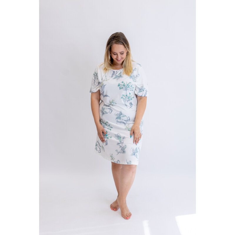 Benter Noční košile OLIE [46766] Barva: Bílá, Velikost: 3XL 99329077