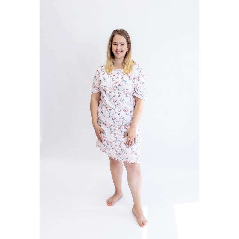 Benter Noční košile INNA [46763] Barva: Světle růžová, Velikost: 3XL 99329080