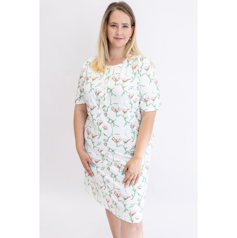 Benter Noční košile INNA [46763] Barva: Bílá, Velikost: 3XL 99329081