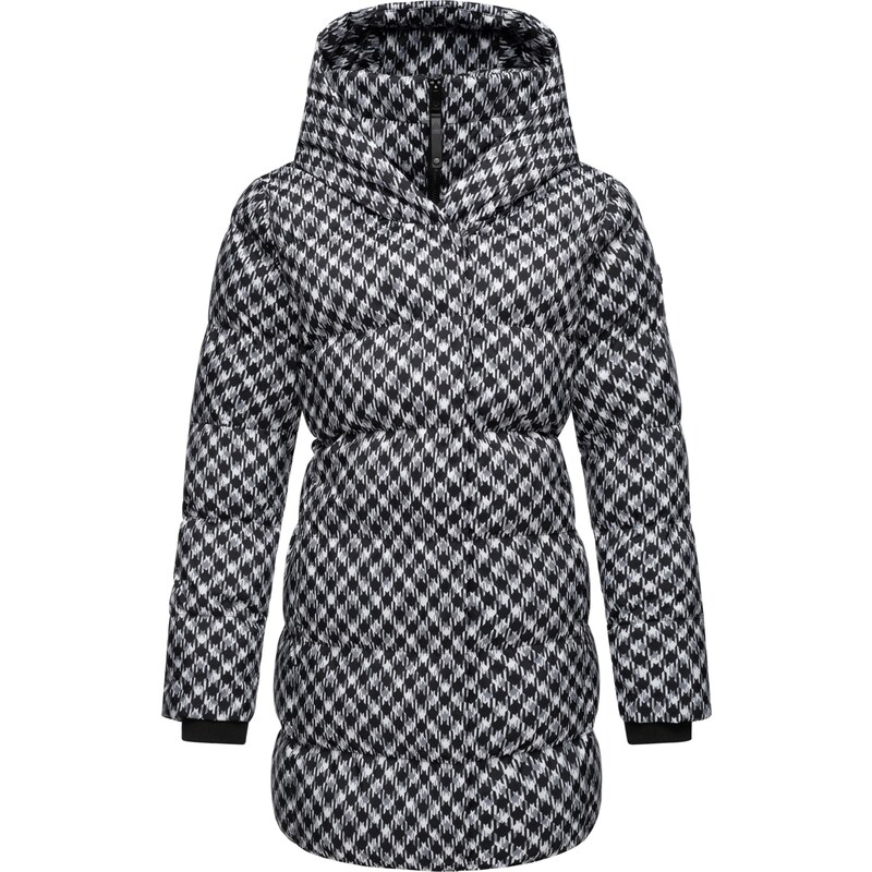 Ragwear Zimní kabát Niara šedá / černá / bílá 105507876