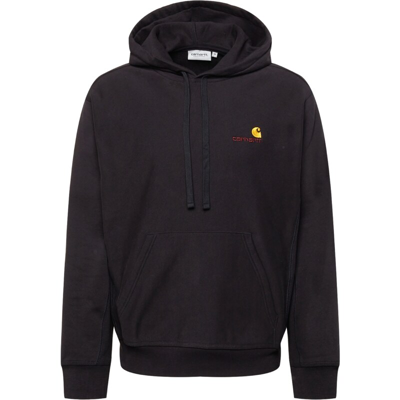 Carhartt WIP Mikina American Script zlatě žlutá / rezavě červená
