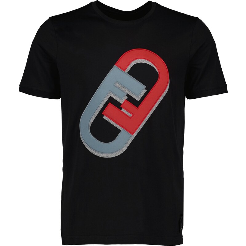 FENDI 3D Logo Black tričko