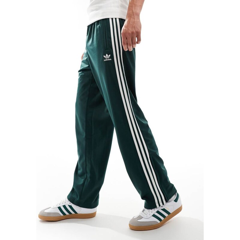 adidas Originals Firebird track pants in dark green
