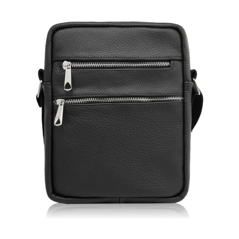 Kabelky od Hraběnky Pánská kožená crossbody prostorná taška přes