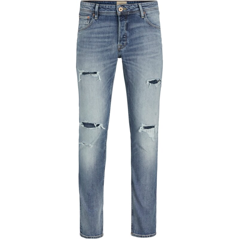 JACK & JONES Džíny JJIMIKE JJCOLE modrá džínovina