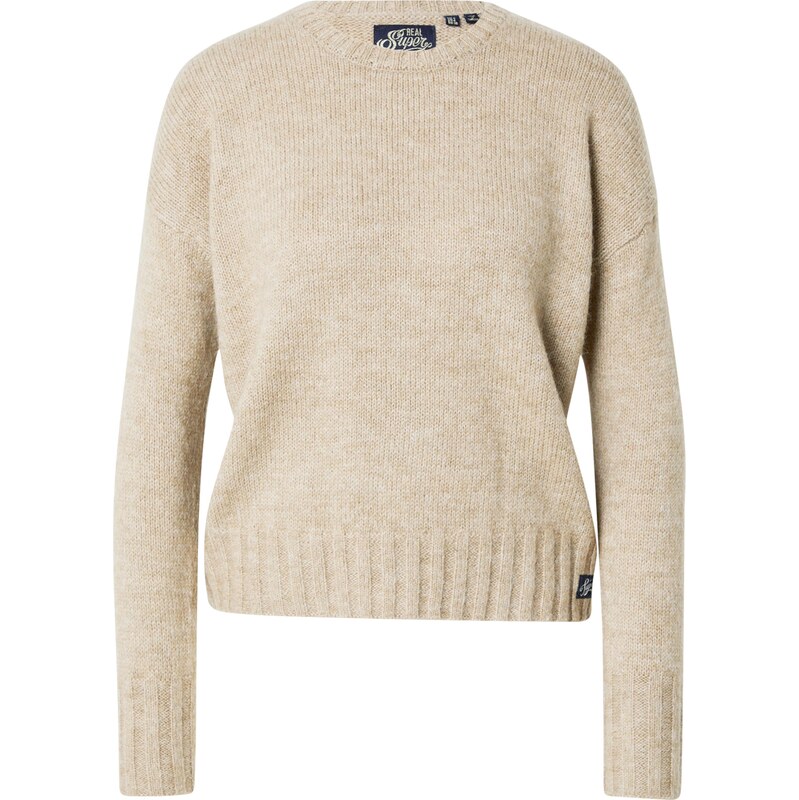 Superdry & Co Svetr Essential béžový melír 114320534