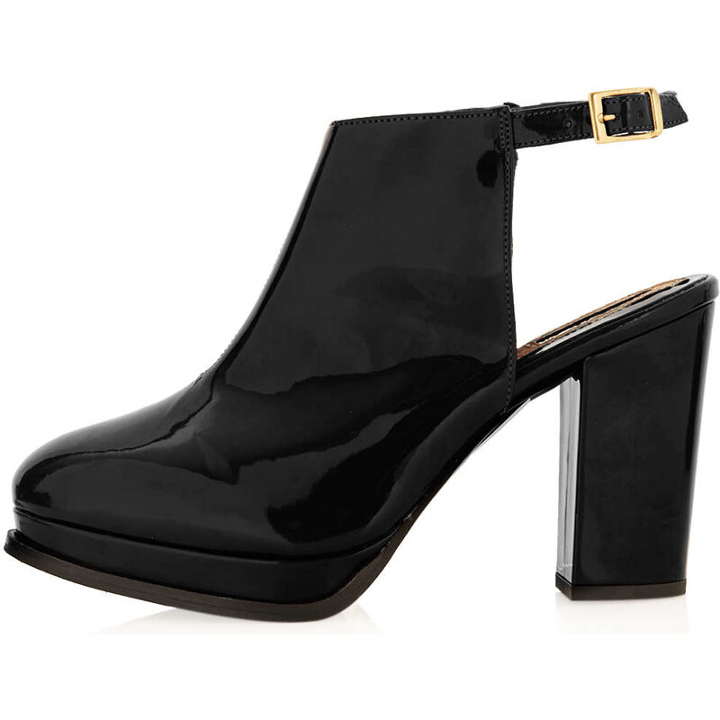 Topshop SCAMP Patent Leather Platforms