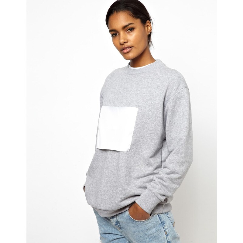 BACK by Ann-Sofie Back Sweatshirt with Large Square Label