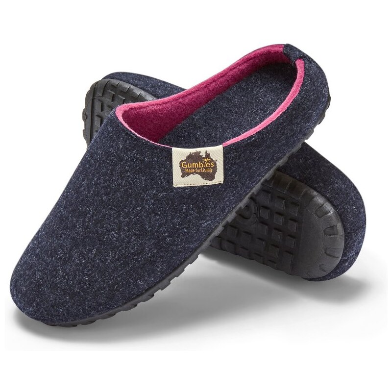 Gumbies Bačkory Outback Navy & Pink