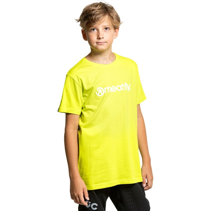 Meatfly dětské tričko Bart Safety Yellow | Žlutá | 100% bavlna