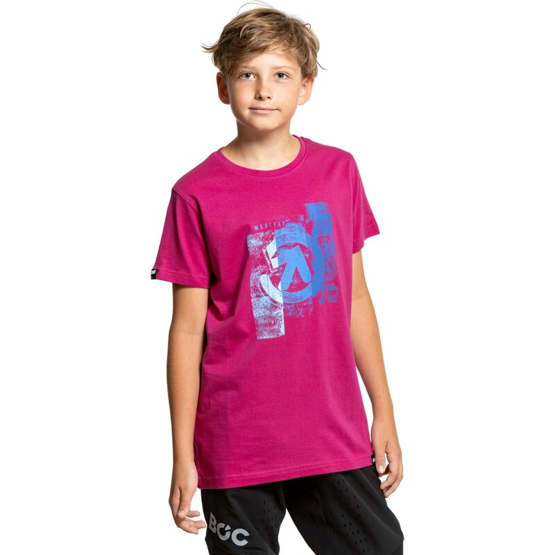 Meatfly dětské tričko Artee Magenta | Růžová | 100% bavlna