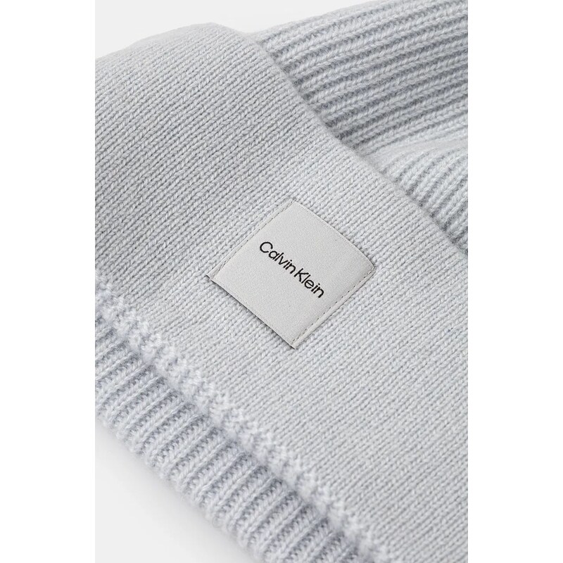 Vlněná čepice Calvin Klein