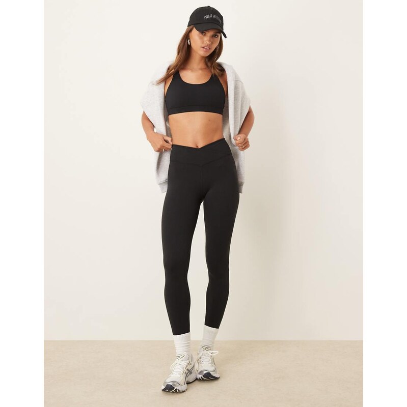 TALA DayFlex wrap high waisted leggings in black