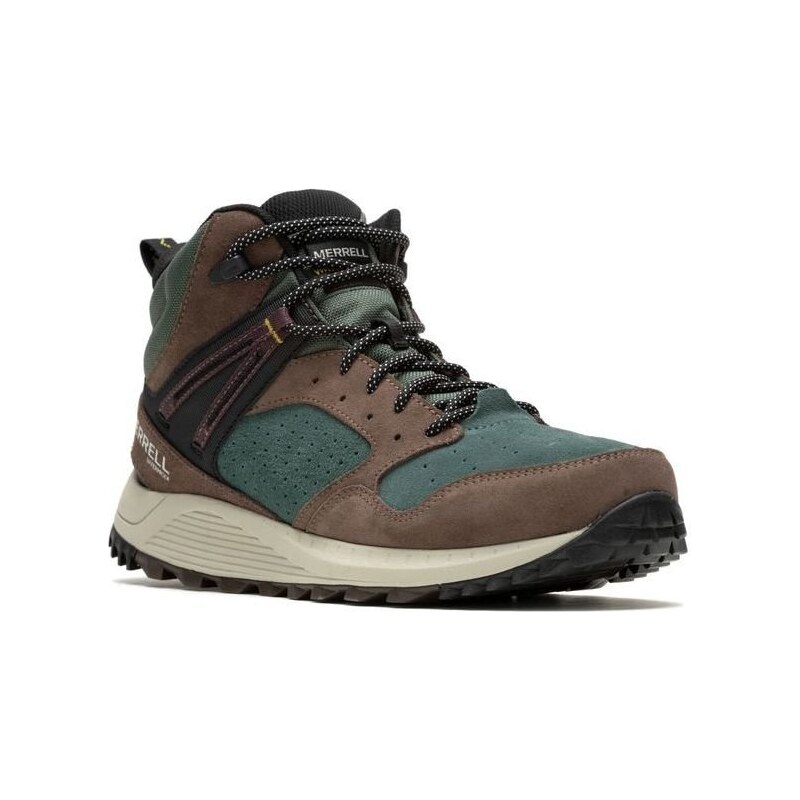 Merrell J068031 WILDWOOD MID LTR WP Zelená