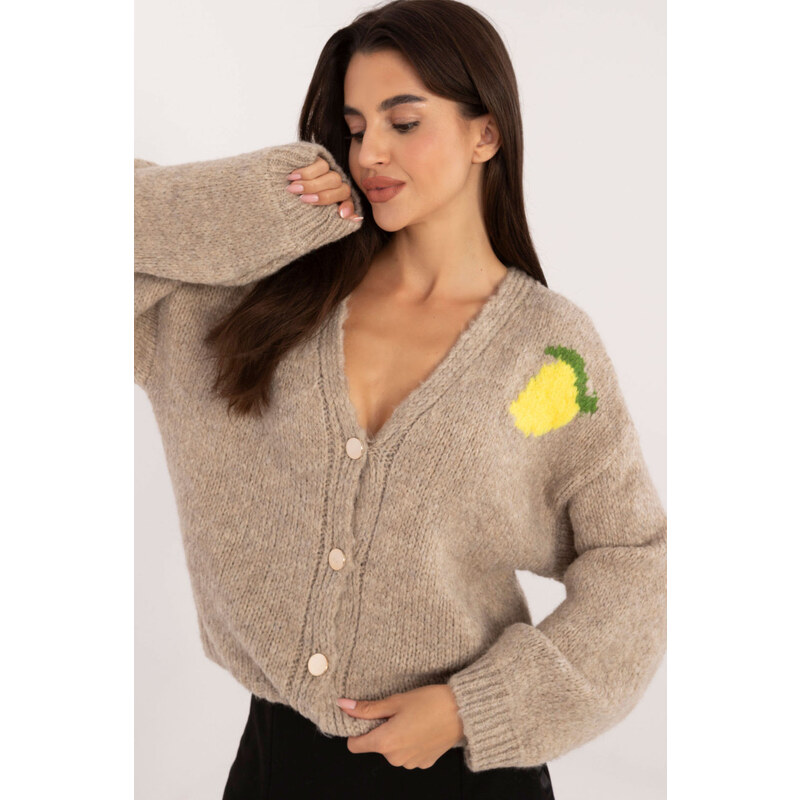 Svetr na zapínání model 200512 Italy Moda 99899616