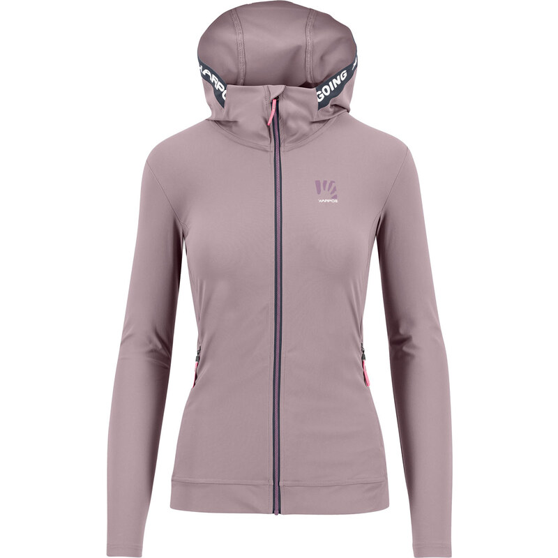 Karpos EASYFRIZZ FULL-ZIP dámská mikina s kapucí nirvana/ombre