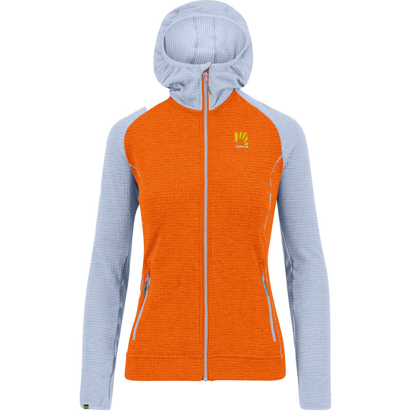 Karpos AMBRIZZOLA FULL-ZIP dámská mikina s kapucí scarlet ibis