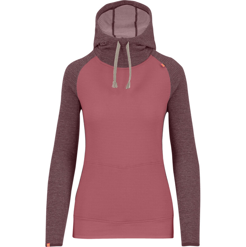 Karpos Camoscio Dámská Mikina S Kapucí Deco Rose/Huckleberry