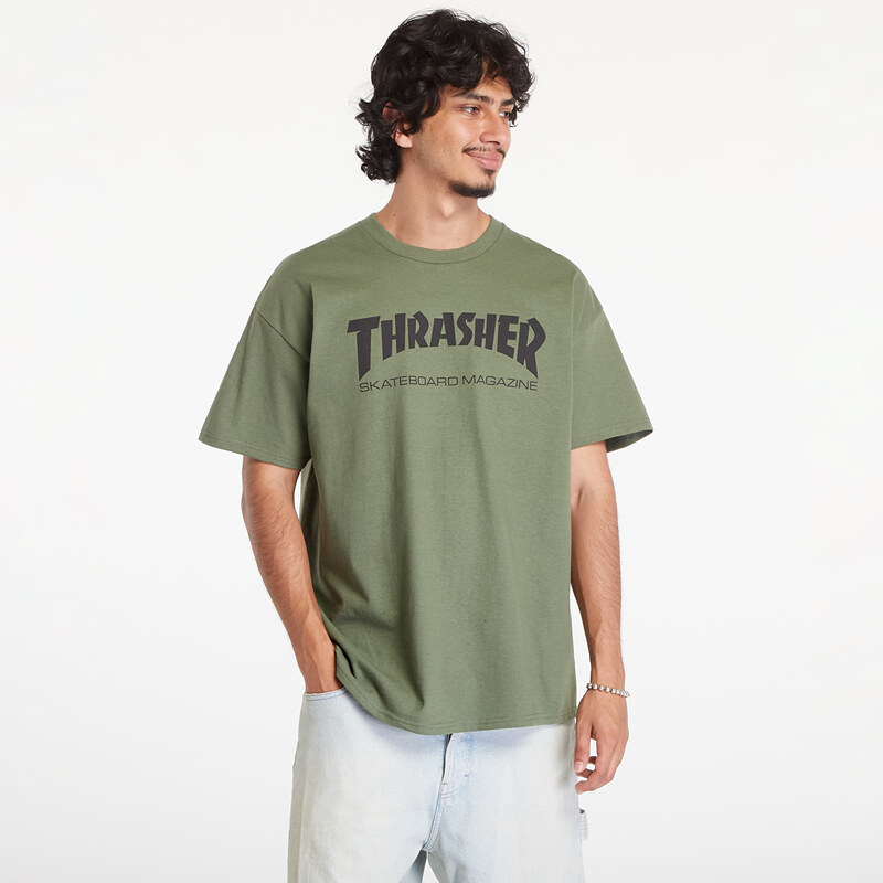 Tričko Thrasher Skate Mag T-Shirt Army Green L
