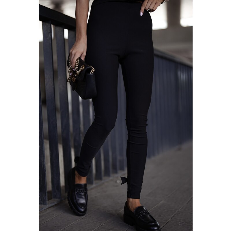 MMK Leginy SHAPE s mašlí černá 99915219