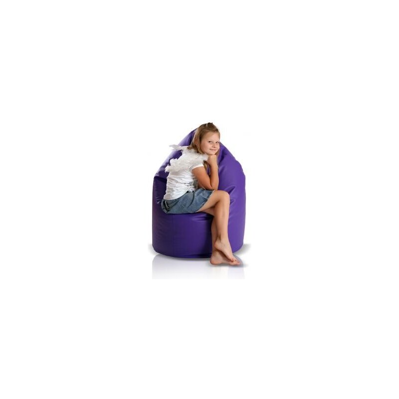 Ecopuf dětský sedací vak (pytel) Sako 12 fialová ekokůže