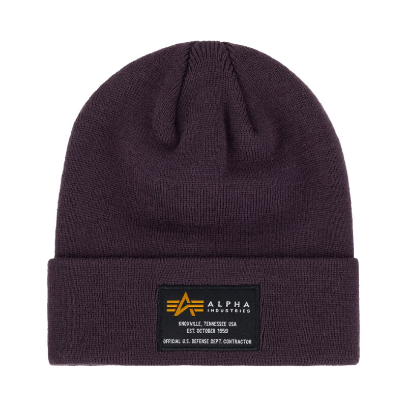 Alpha Industries Čepice Crew Beanie plum 99933316