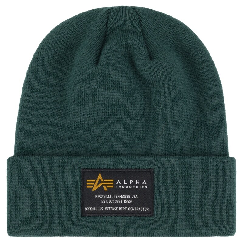 Alpha Industries Čepice Crew Beanie force green 99933317