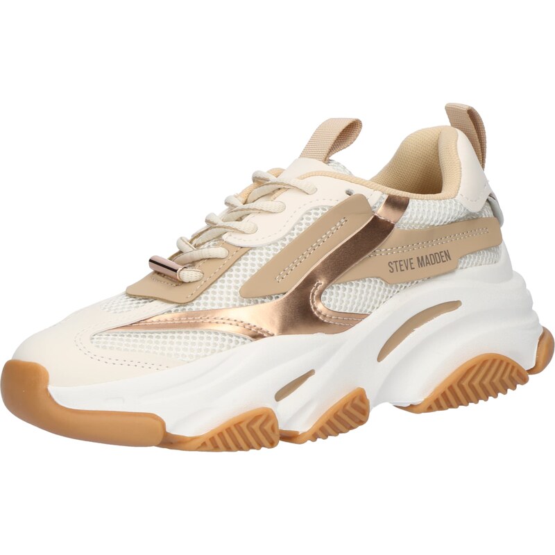 STEVE MADDEN Tenisky POSSESSION velbloudí / zlatá / offwhite