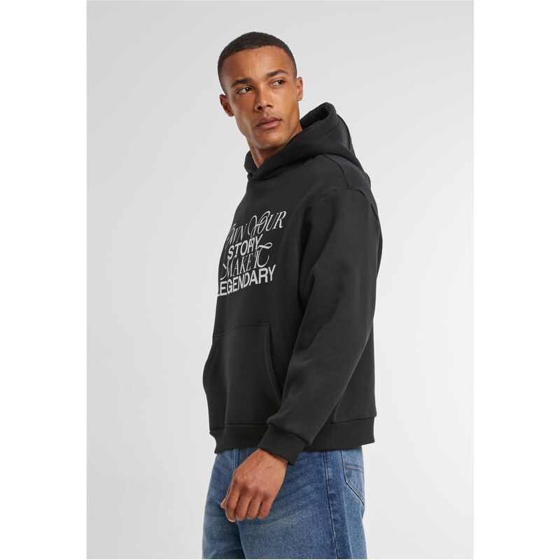 Mister Tee Pánská mMikina Make It Legendary Fluffy Hoody černá