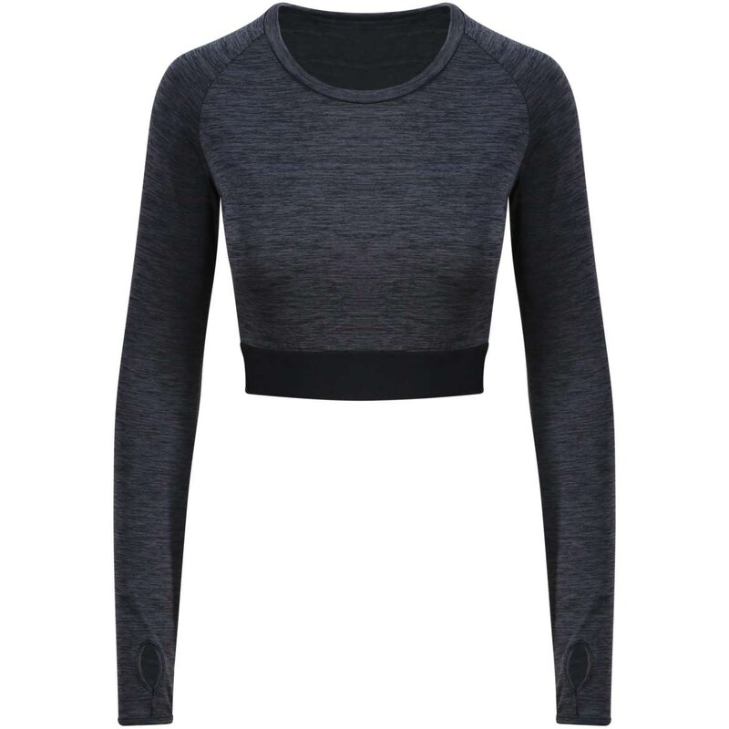 Just Cool Dámské funkční crop tričko s dlouhým rukávem Drive – 75028660