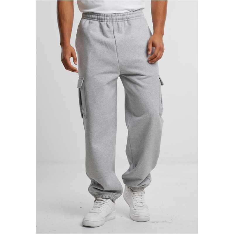 Urban Classics Pánské kapsáčové tepláky 90‘s šedé